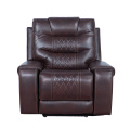 Air Leather Power Single Recliner Rocker Sofa Chair